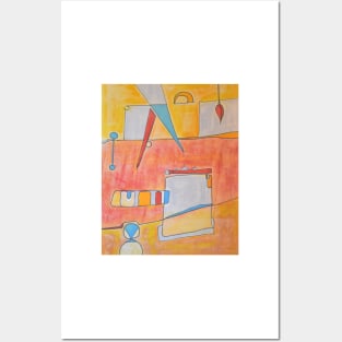 Abstract decorative drawing Posters and Art